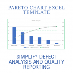 Pareto chart Excel template with automated quality analysis report