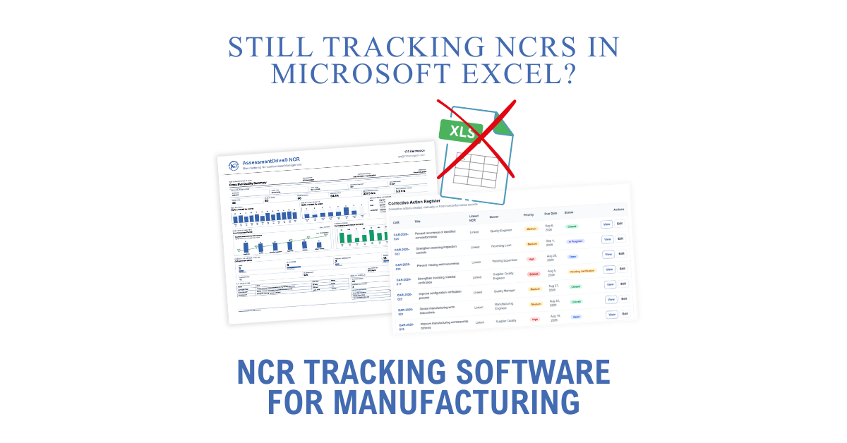 Still Tracking NCRs in Excel NCR Tracking Software for Manufacturing post cover